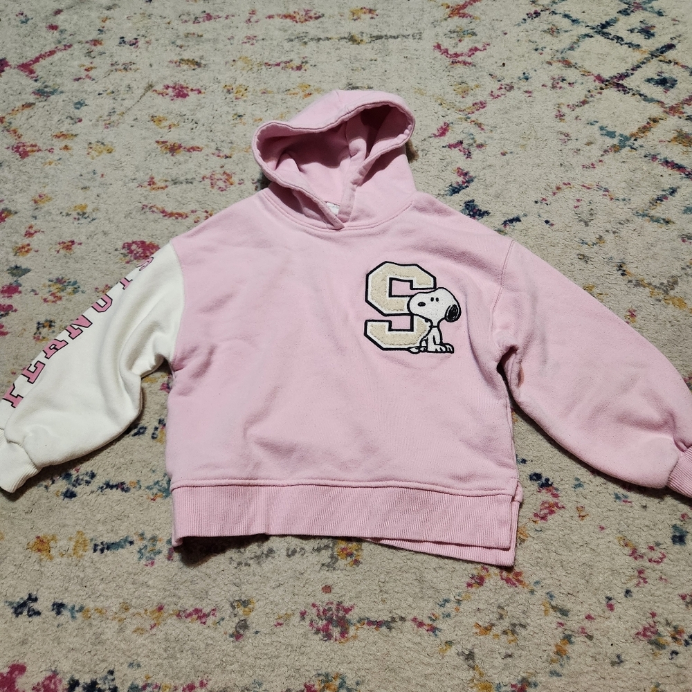 💘 Zara Kids Snoopy Pink Hoodie